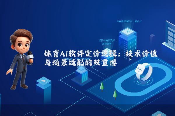 体育AI软件定价逻辑：技术价值与场景适配的双重博弈